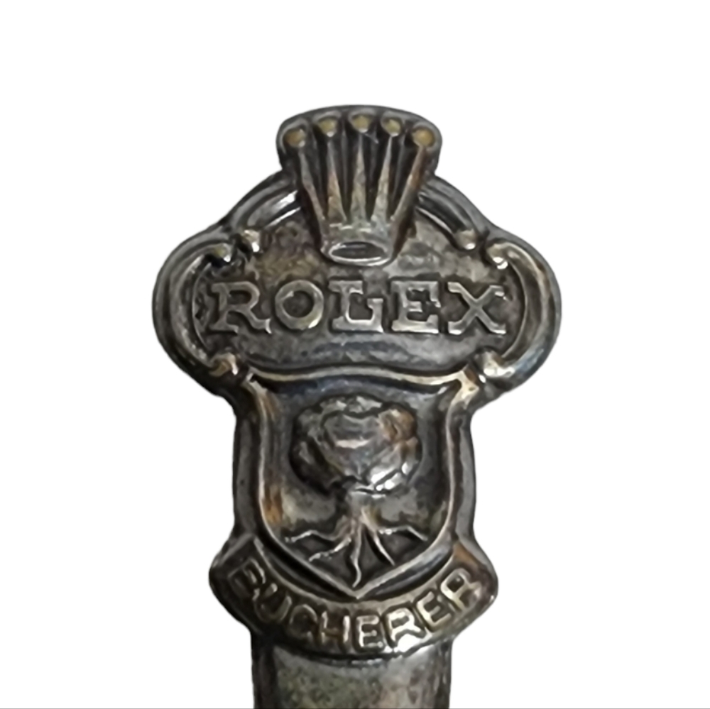 Vintage Rolex silver plated souvenir spoon